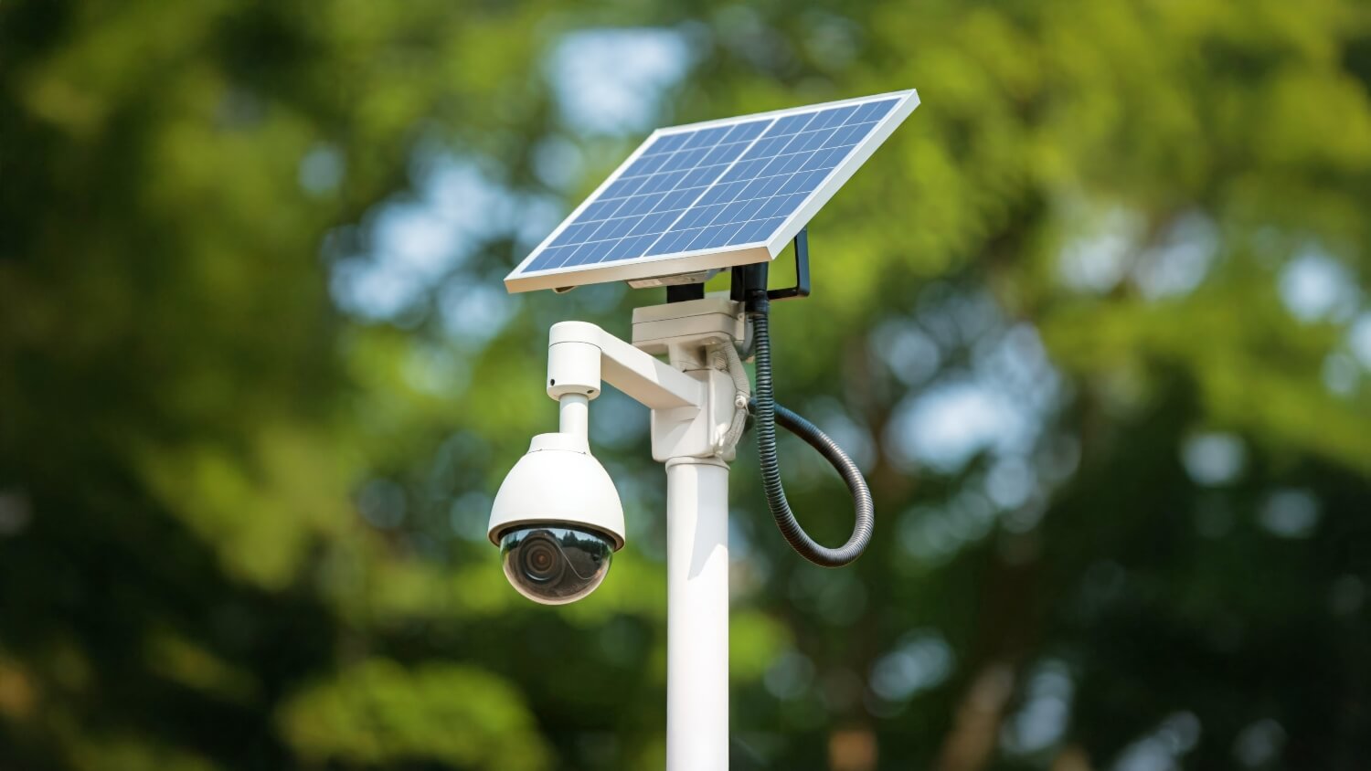 Solar-powered security Monitoring Systems - Pioneer Security